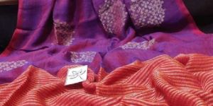 Fancy Linen Jamdani Saree