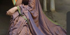 Plain Khadi Cotton Saree