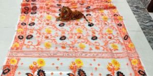 Soft Dhakai Jamdani Saree