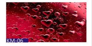 3D Red Laminate Matt Finish Sheets