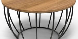 Side Table w/Wooden Top