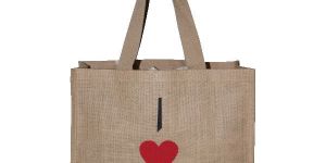 Web Handle PP Laminated Jute Tote Bag