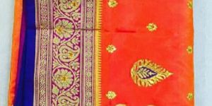 Satan Shalu Laccha Embroidery Work Saree