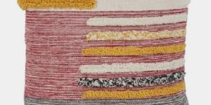 Woven Tufted Tassel Cushion Cover