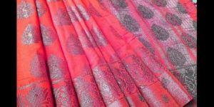 Soft Tussar Silver Zari Saree