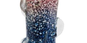 Pipani Carrot Marble Flower Pot