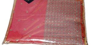 Plain Quilt Golden Packing Saree Cover