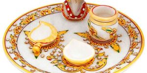 Marble Pooja Thali