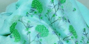 Silk Linen Embroidered Sarees