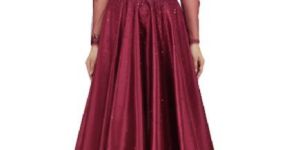 Satin Lehenga Dress Material