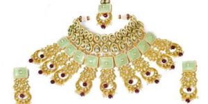 NS-857 Kundan Bridal Necklace Set