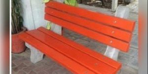 Concrete Garden Bench