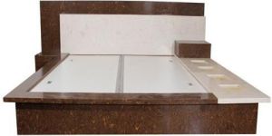 Brown Quartz Stone Bed