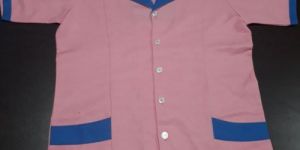 Polyester Pink Nursing Dress