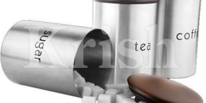 Wooden Air Tight Lid Canister T/S/C