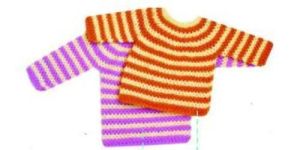 Full Sleeves Strip Sweater