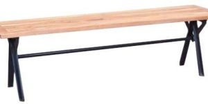 Industrial Iron Bench