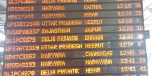 Bus Stand Information LED Display System