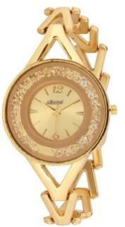 Women Wrist Golden Belt Watch