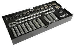 Silver Iron Socket Set