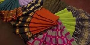 Lycra Net Plain Sarees