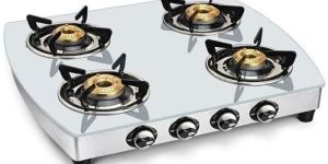 Stainless Steel 4 Burner LPG Gas Stove