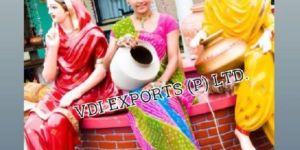 Punjabi Culture Fiber Statues