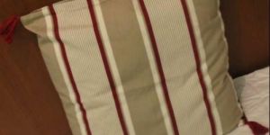 Striped Cotton Fancy Cushion Cover