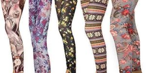 Ladies Printed Cotton Leggings