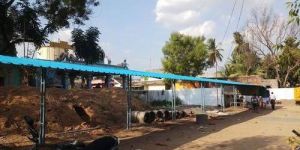 Two Wheeler Parking Shed