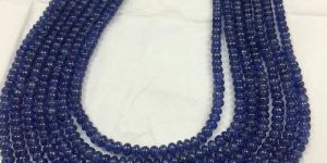 Blue Sapphire Cut And Beads
