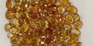 Yellow Shapire Cut and Beads