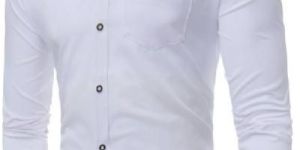 Mens White Fancy Shirt