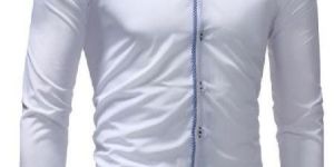 Mens White Slim Fit Shirt