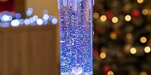 Water Glitter Candle