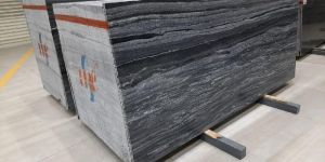 Wave Black Marble Stone