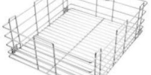 Stainless Steel Grain Trolley Basket