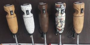 Wooden Metallic Hand Blender