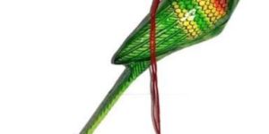 Paper Mache Bird Wall Hanging