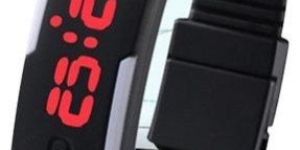 LED Silicon Rubber Band Watch