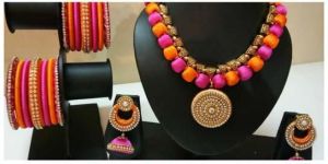 Silk Thread Jewellery Set