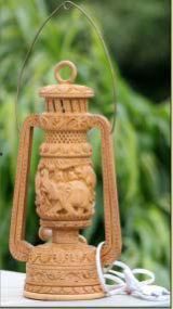 Wooden Electric Lamp