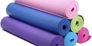 Solid Yoga Exercise Mats with Carrying Bag and Belt (182cm X 91cm X 1)