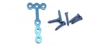 T Shaped Titanium Maxillofacial Plate