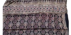 Hand Block Print Silk Saree