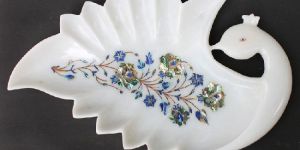 Handcrafted Marble Swans