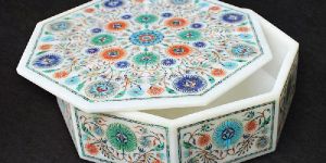 Octogon Handcrafted Marble Boxes