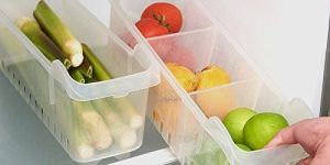 Transparent Fridge Storage Plastic Container