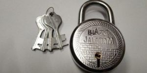 Jalaram Stainless Steel Padlock