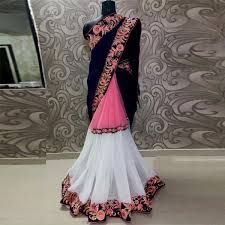 Georgette Embroidered Sarees